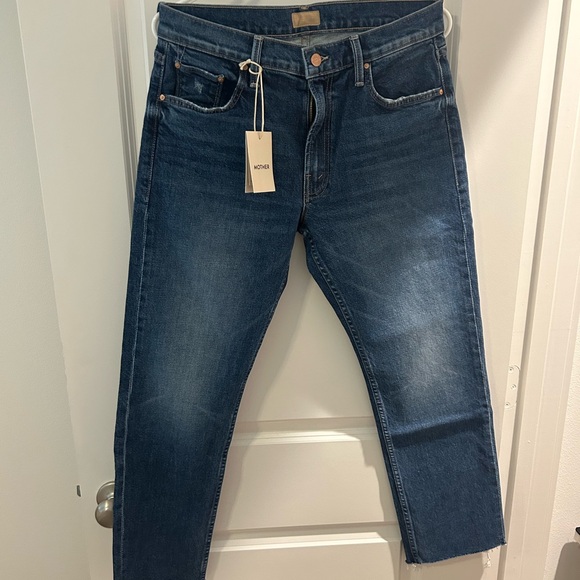 Mother Mid rise rider ankle fray sz 30 - Picture 1 of 5